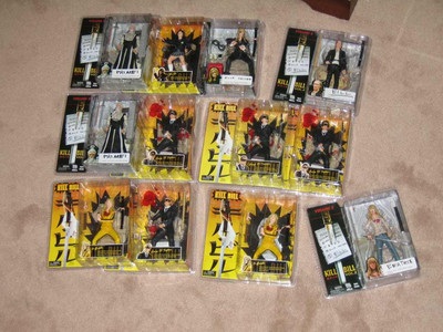 Kill Bill, Reservoir Dogs, Pulp Fiction 