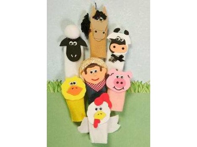 Educational finger puppets with stories!