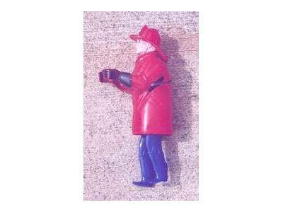 Marx? Climbing Windup Fireman Toy