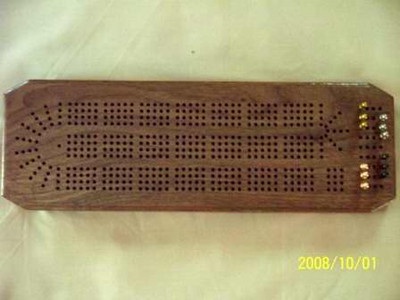 Hand Crafted Walnut Cribbage Boards 