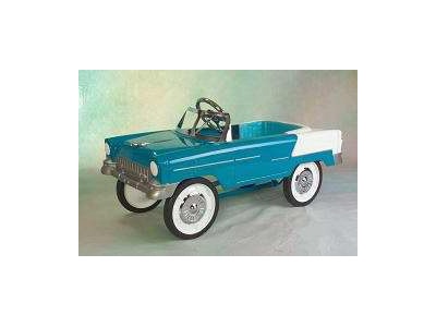 55 Classic -Aqua/White Pedal Car $249.00