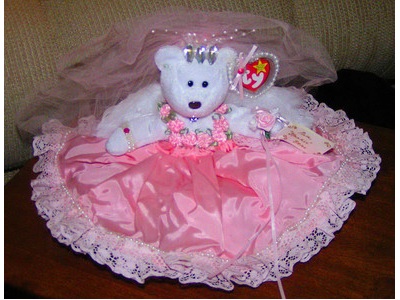 Custom Decorated Beanie Easter Princess 
