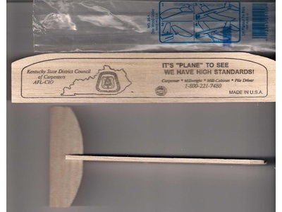             Balsa Toy Airplane 