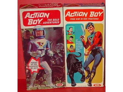 Captain Action Action Bor Dr Evil boxes