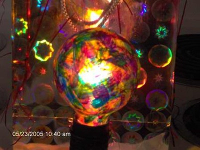 Beautiful Hand Painted Light Bulbs