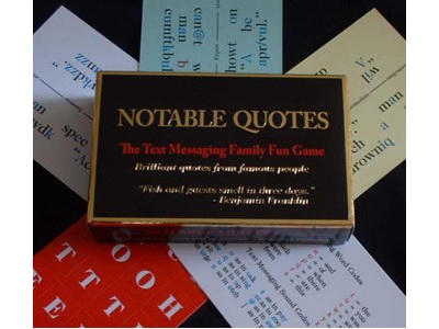 Notable Quotes - The Text Messaging Game